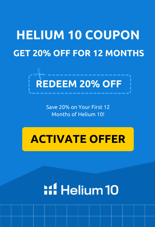 helium-10 offer 20% off coupon