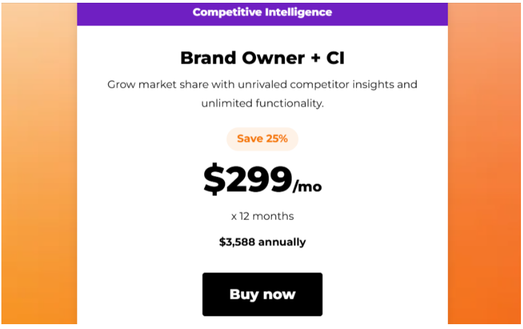 Brand Owner + CI Plan 