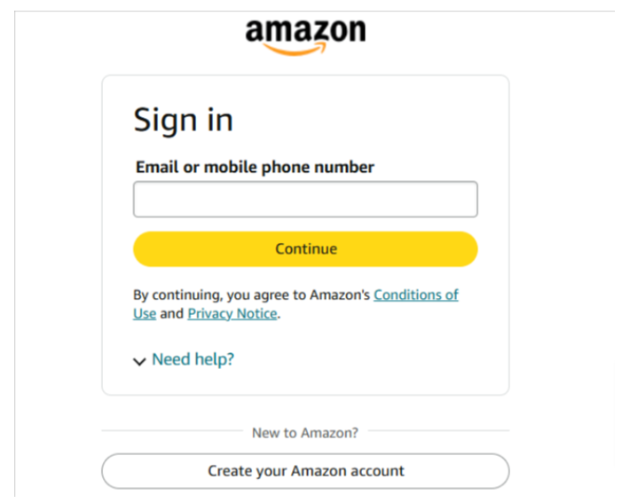  Sign Into Amazon Account